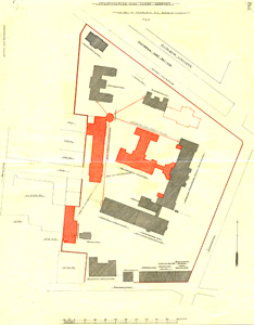 Lasarettsområdet 1905, Lasarettet i Lund
